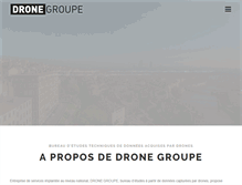 Tablet Screenshot of dronegroupe.com